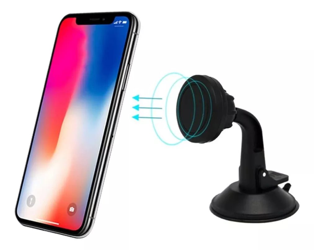 Soporte Holder Carro Magnético Celular Chupa Ventosa 360 - Camva Store