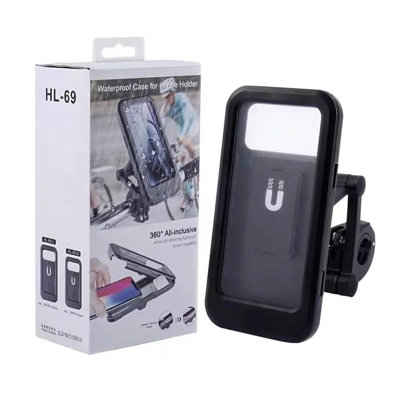 Soporte Impermeable para Teléfono Móvil para Motocicleta o Cicla – Seguridad y Comodidad para tus Rutas - Camva Store