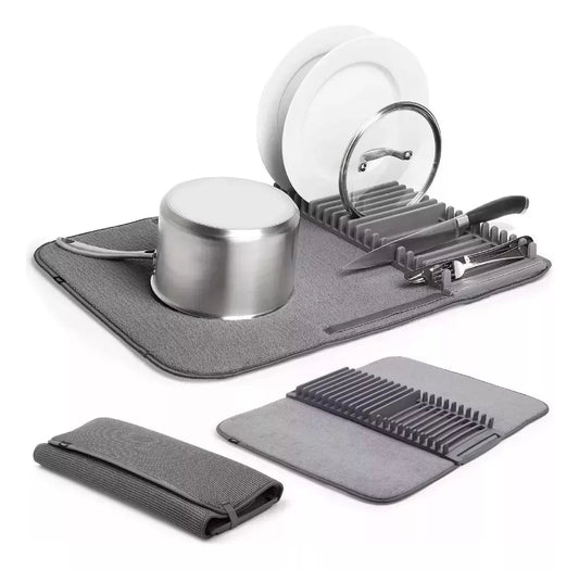 Tapete Secado Loza Soporte Platos Cubiertos Encimera Cocina - Camva Store