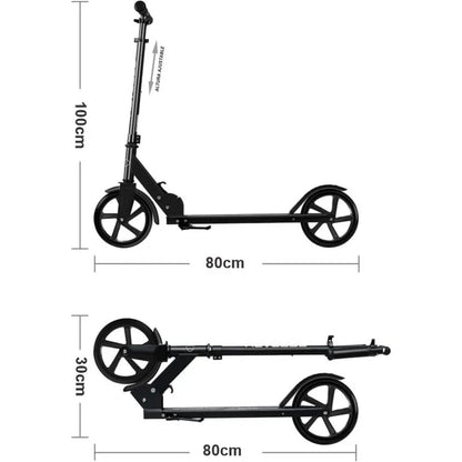 Scooter Monopatin Patineta Altura Ajustable y plegable en Acero para Jovenes