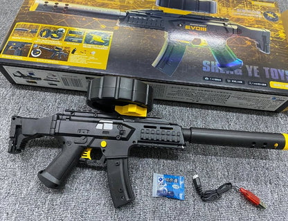 Pistola Hidrogel Evo III Realista Automática Recargable Juguete + 5.000 Bolas de Hidrolgel