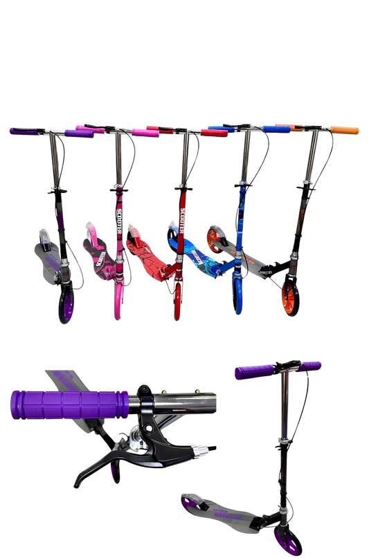 Scooter Monopatin Patineta Altura Ajustable y plegable en Acero para Jovenes