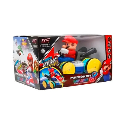 Carro Control Remoto Mario Bros Kart + 4 Pilas AA Recargables con cargador