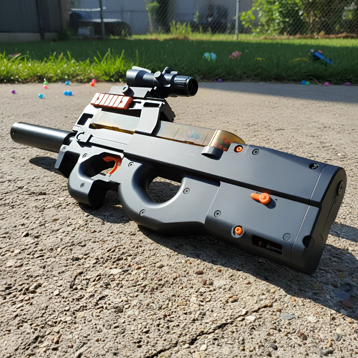 Pistola De Hidrogel P90 Eléctrica Automática Recargable