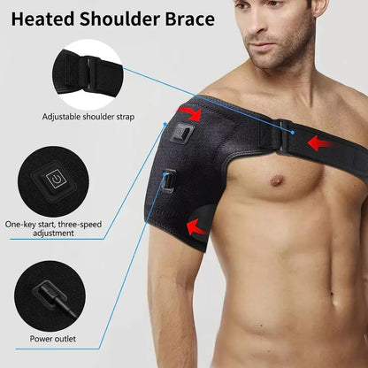 Hombrera Térmica Soporte Hombro Faja Inmovilizador Lesion Talla única se ajusta al cuerpo