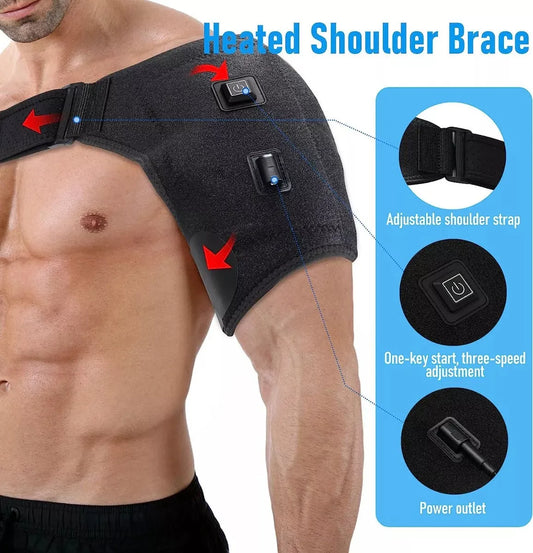 Hombrera Térmica Soporte Hombro Faja Inmovilizador Lesion Talla única se ajusta al cuerpo