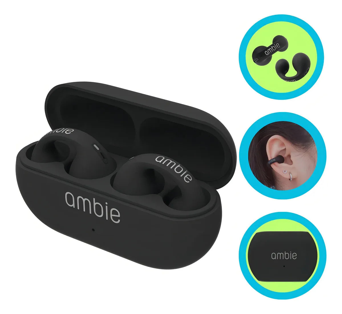 Audífonos Inalámbricos Auriculares Ambie Conduccion Osea