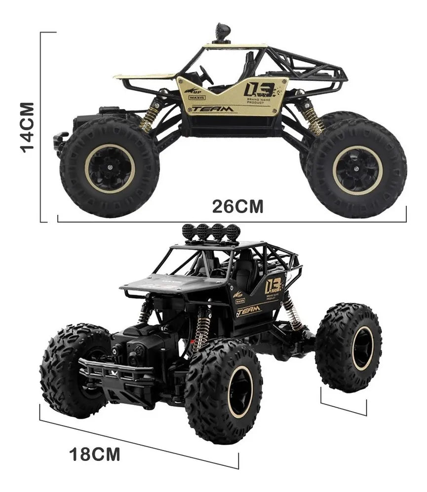 Carro Control Remoto Todo Terreno 4x4 Batería Recargable