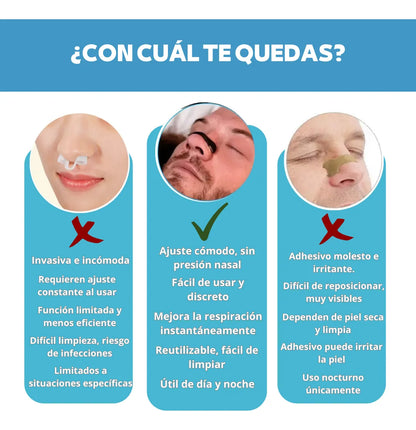 Dilatador Nasal Deportivo Magnético Antironquido X 15 Pares