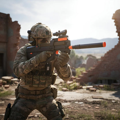 Pistola De Hidrogel P90 Eléctrica Automática Recargable