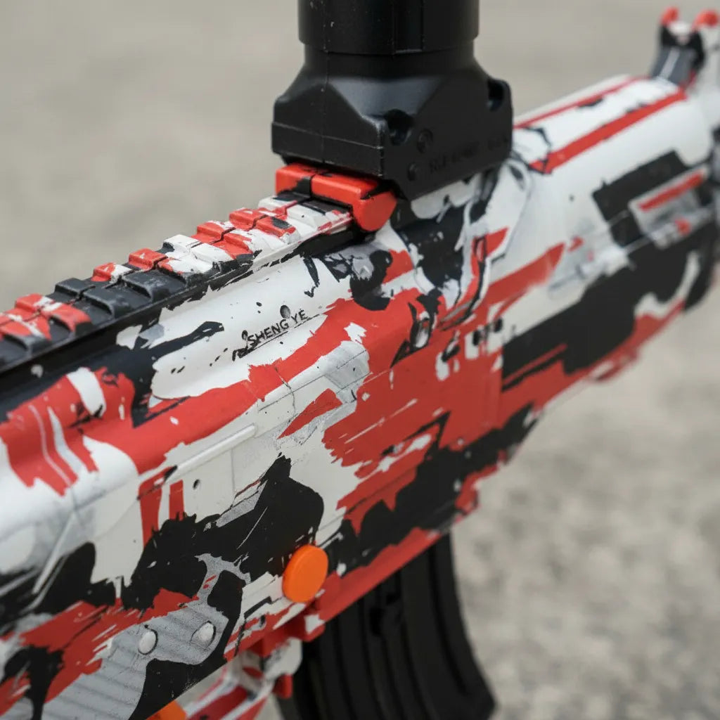 Pistola Bolas Gel Automática Orbis Hidrogel Juguete Ak47