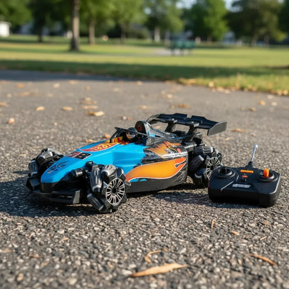 Carro a Control Remoto Hot Wheels Avenger Con Sensor De Mano Luces Led Y Humo