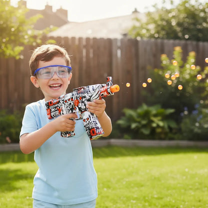 Pistola De Bolas De Hidrogel Automática Con Kid De Seguridad