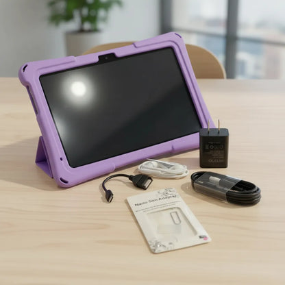 Tablet Net X2 con Android 15, 10 Pulgadas de Pantalla HD, 8gb Ram + 64gb + Forro Para niño y niña
