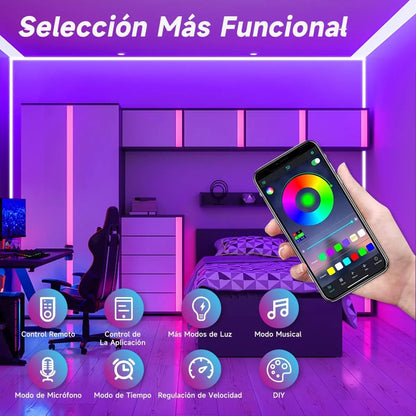 Cinta Led Luz Decorativa Neon Rgb Manguera 5 Mts Para interores y exteriores