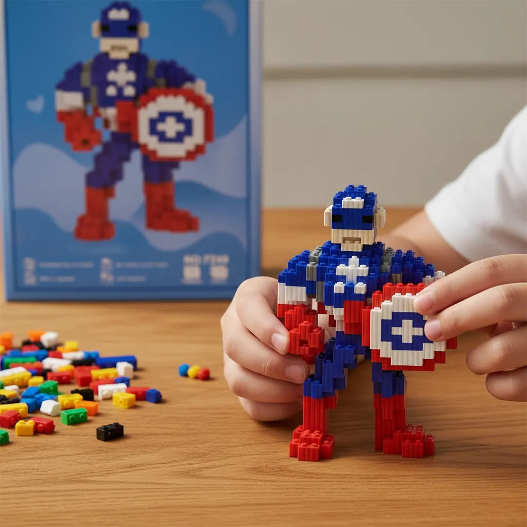 Set De Construcción Bloques Armatodos Jaco Blocks Mediano 1.320 piezas varios personajes