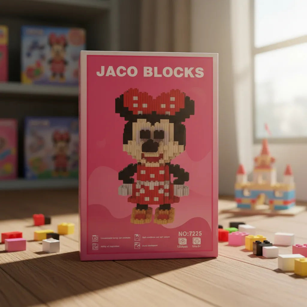 Set De Construcción Bloques Armatodos Jaco Blocks Mediano 1.320 piezas varios personajes
