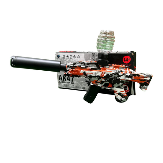 Pistola Bolas Gel Automática Orbis Hidrogel Juguete Ak47