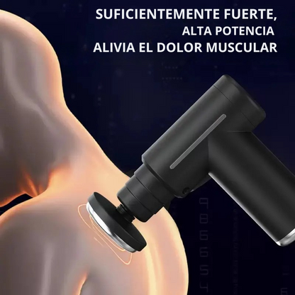 Masajeador Muscular Eléctrico Pistola Calor Frio 6 Cabezas