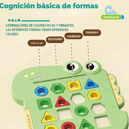 Juguete Rompecabezas Figuras Geométricas y Color Cognición Infantil
