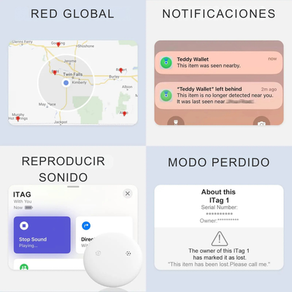Rastreador GPS Compatible sistema operativo IOS larga distancia