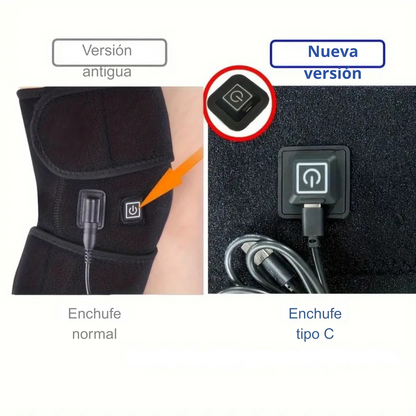 Rodillera Térmica Eléctrica, Terapia De Calor Dolor Lesión Universal ajustable