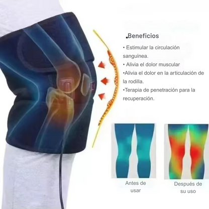 Rodillera Térmica Eléctrica, Terapia De Calor Dolor Lesión Universal ajustable