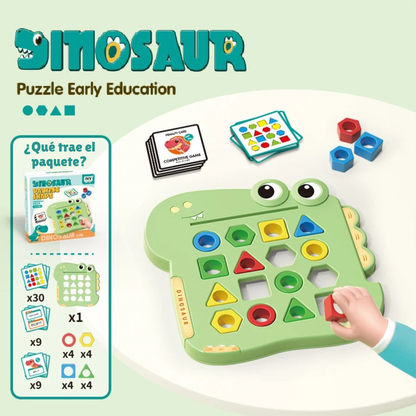 Juguete Rompecabezas Figuras Geométricas y Color Cognición Infantil