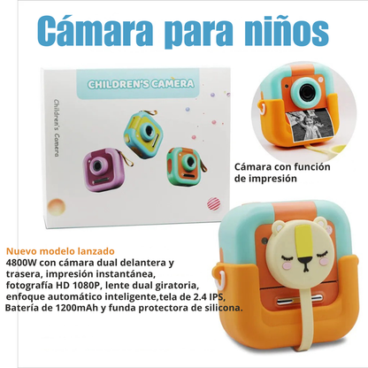 Cámara Digital Con Impresora Instantánea Imagen Y Video B/N