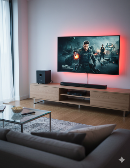 Barra De Sonido Con Subwoofer Pk Sound Bluetooth Hdmi con Control Remoto 110v 40hz