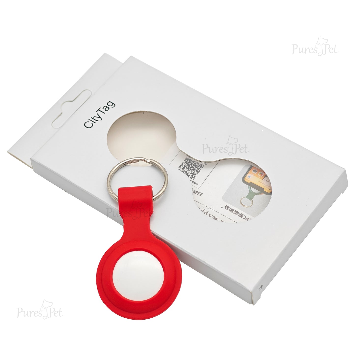 Rastreador Gps Bluetooth Funda Silicona Llavero Localizador