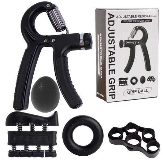 Kit De Fortalecimiento De Manos Y Antebrazo Gym 60k Negro