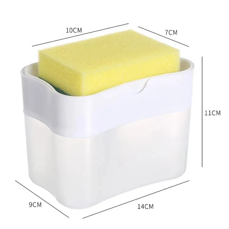 Dispensador de Jabón Liquido con esponja