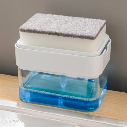 Dispensador de Jabón Liquido con esponja