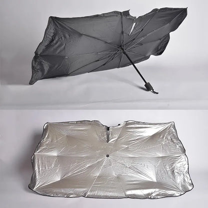 Sombrilla Parasol Carro Protección Solar 140x80 Cms