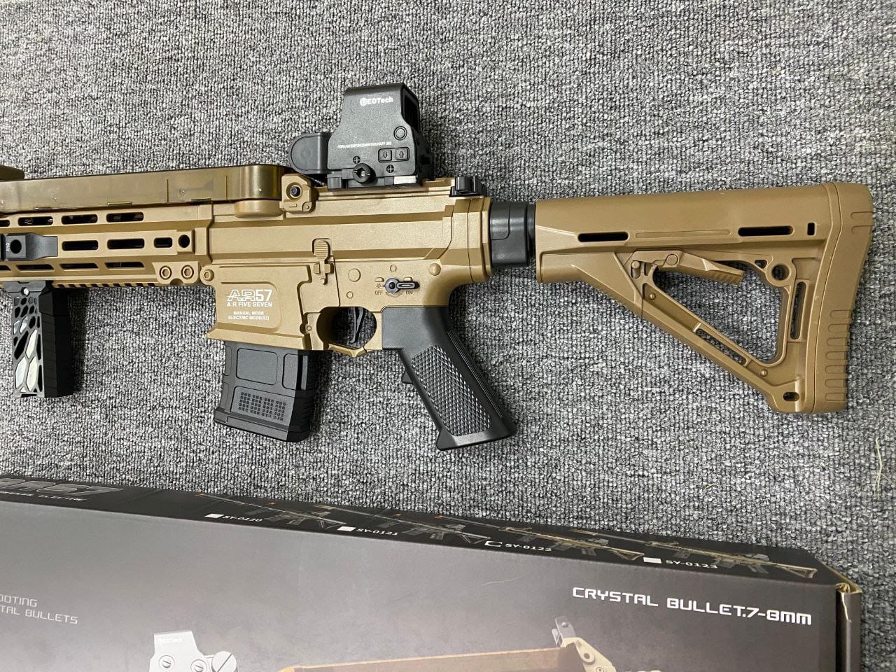 Pistola De Hidrogel Automática AR57 + 5.000 bolas de hidrogel + Kid de Seguridad