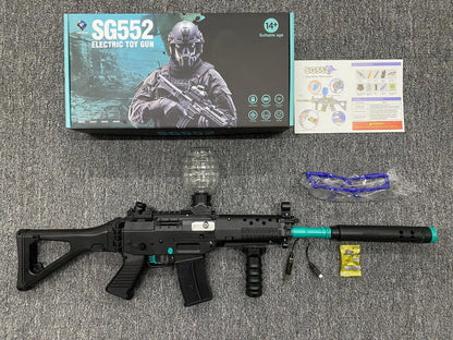 Ametralladora Hidrogel Electica Automática Recargable SG552