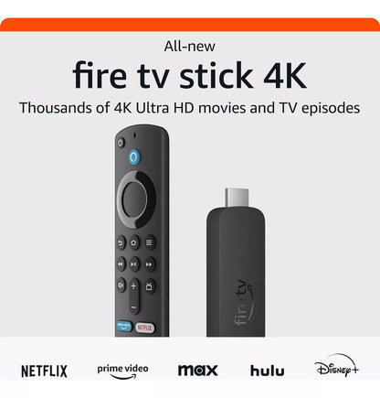 Amazon Fire Tv Stick 4k Max Control De Voz 4k 8gb Negro - Camva Store