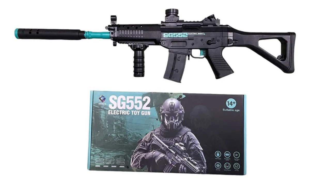 Ametralladora Hidrogel Electica Automática Recargable SG552 - Camva Store