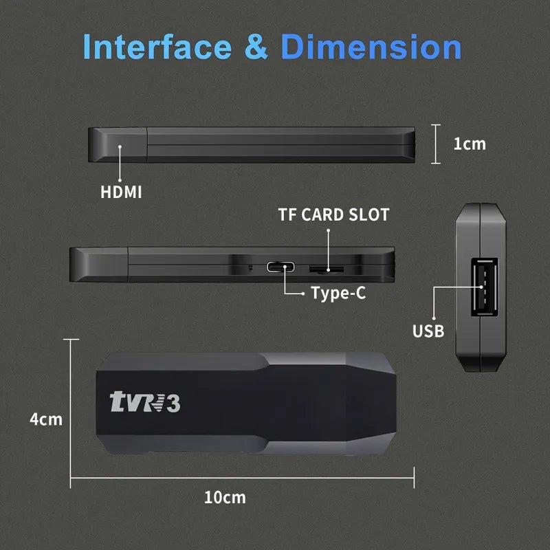 Android Tv Stick 16 Gb 2 Gb Ram (Programado) Android 14.0 Wifi 2.4G - Camva Store