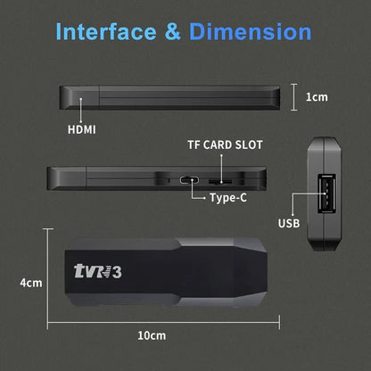 Android Tv Stick 16 Gb 2 Gb Ram (Programado) Android 14.0 Wifi 2.4G - Camva Store