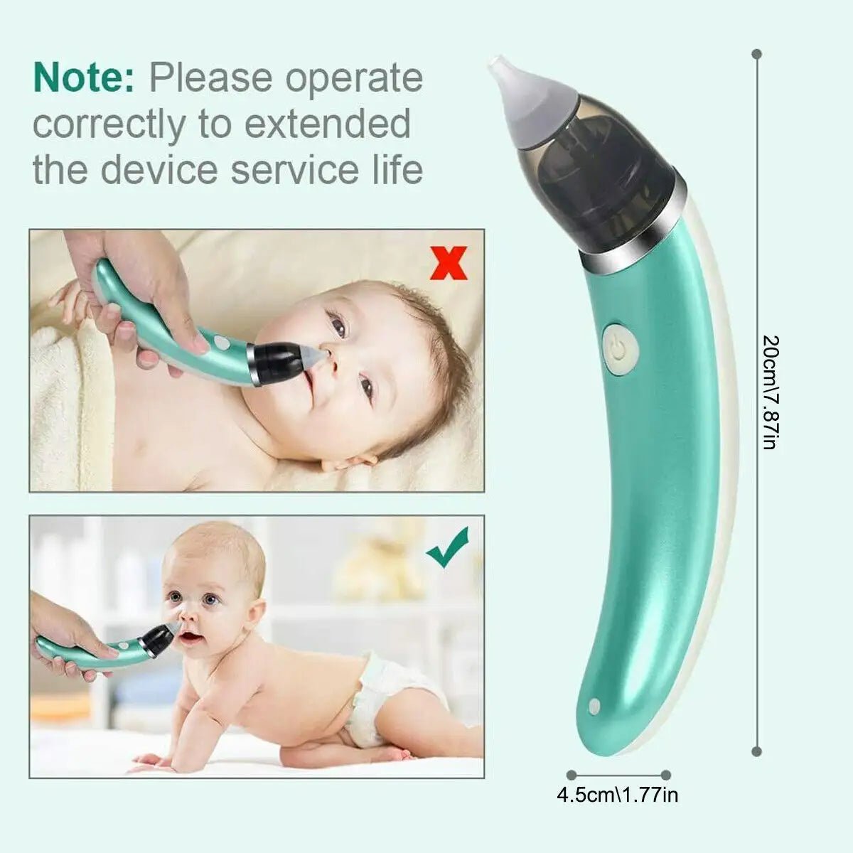 Aspirador Nasal para Bebés - Camva Store