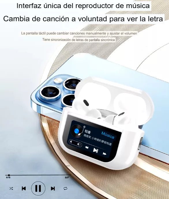 Audífonos Pro con Pantalla Táctil Para iPhone Android - Camva Store