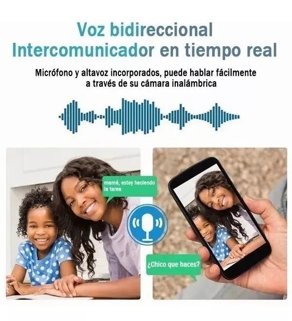 Camara Robotica Wifi Ip Bombillo Full Hd Seguridad 24/7 - Camva Store