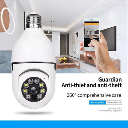 Camara Robotica Wifi Ip Bombillo Full Hd Seguridad 24/7 - Camva Store