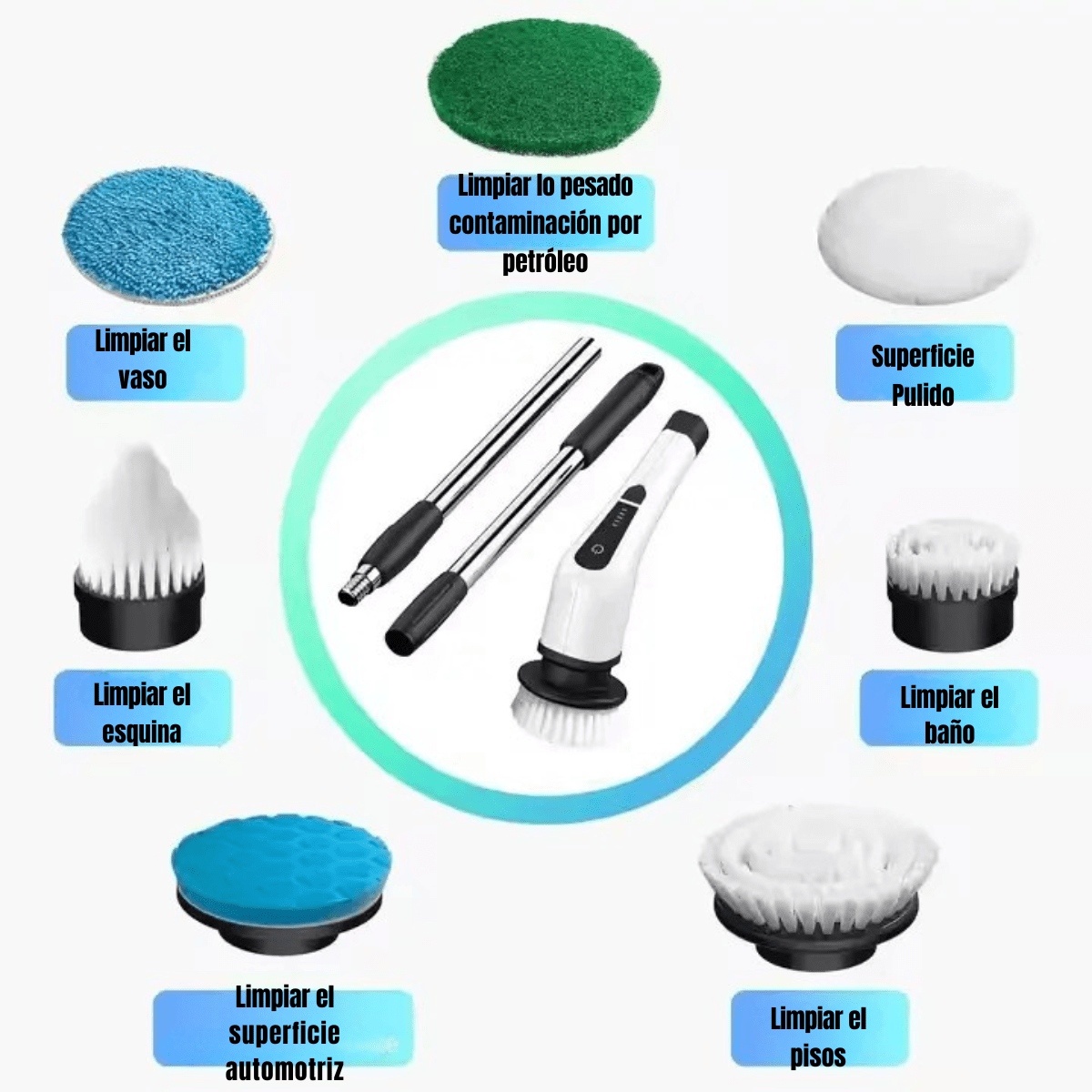 Cepillo Limpieza Brush 9 en 1 - Camva Store