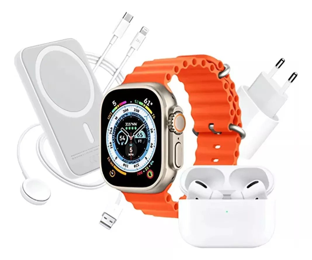 Combo Reloj Watch X8 Ultra + Audifonos In Ear + Power Bank - Camva Store