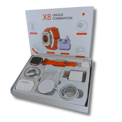 Combo Reloj Watch X8 Ultra + Audifonos In Ear + Power Bank - Camva Store