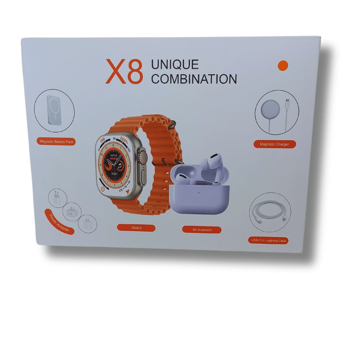 Combo Reloj Watch X8 Ultra + Audifonos In Ear + Power Bank - Camva Store