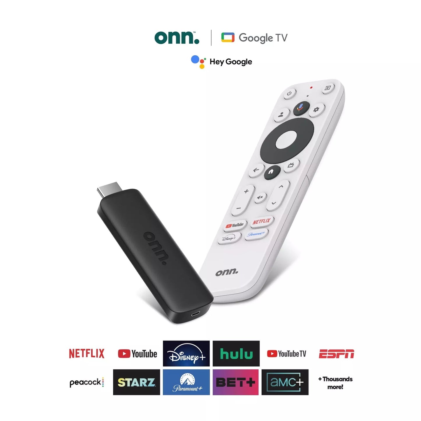 Convertidor Smart Tv (programado) Watch Onn Google Tv Streaming Hd Control Voz Original - Camva Store